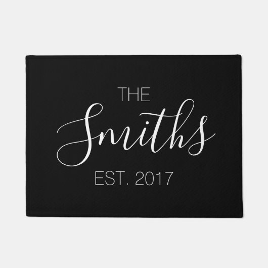 名字の原稿の玄関マット ドアマット (正面)