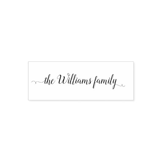 名字カスタム書一行モダン セルフインキングスタンプ (デザイン)