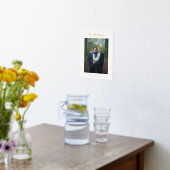 名字スクリプトモダンの写結婚真 箔ポスター (レイダウン (キッチン))