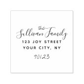 名字差出人住所エレガント書 セルフインキングスタンプ (デザイン)