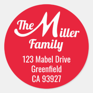 名字M ラウンドシール