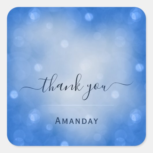 名感謝してい前ブライダルシャワー結婚ズスウィート16日 スクエアシール (正面)