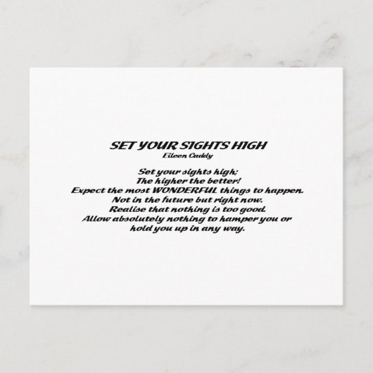 名所を高くする ポストカード (正面)