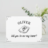 名手引パーソナライズされたきリングや輪持参人提案 カード (スタンド正面)