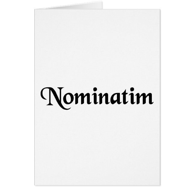 名指しで (正面)