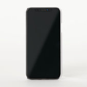 名数々のストライプ名モノグラムのパーソナライズ iPhoneケース (正面)