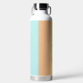 名数々の前のモダン色のストライプ ウォーターボトル (正面)