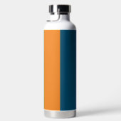 名数々の前のモダン色のストライプ ウォーターボトル (右面)
