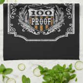 名旧パーソナライズされたウエストウイスキー醸造バー キッチンタオル (折り畳み)