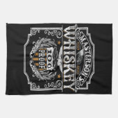 名旧パーソナライズされたウエストウイスキー醸造バー キッチンタオル (横)