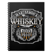 名旧パーソナライズされたウエストウイスキー醸造バー ノートブック (正面)