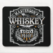 名旧パーソナライズされたウエストウイスキー醸造バー マウスパッド (正面)