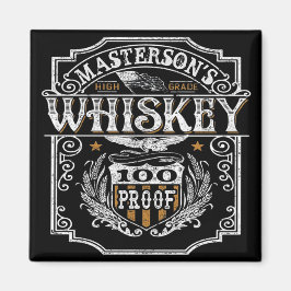 名旧パーソナライズされたウエストウイスキー醸造バー マグネット