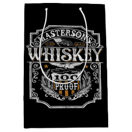 名旧パーソナライズされたウエストウイスキー醸造バー ミディアムペーパーバッグ
