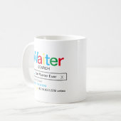 名最高の前のウェイターの検索エンジン結果 コーヒーマグカップ (正面左)