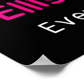 名最高の前の女性のためのエリスはおもしろい常に_人の引用文 ポスター (角)