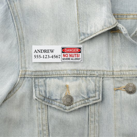 名札のアレルギーIDのバッジ 名札 (インサイチュ)