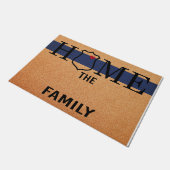 名札クールパーソナライズされた。 ドアマット (アングル)