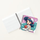 名札付きリトルバレエカスタムベノート ノートブック (内部)