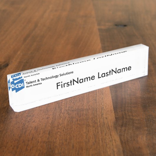 名札 デスクネームプレート (側面)