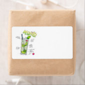 名札、ラベル – MOJITOレシピカクテルアート ラベル (インサイチュ)