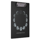 名校パーソナライズされた付き月相環 クリップボード (右)