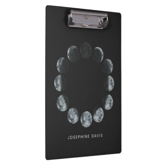 名校パーソナライズされた付き月相環 クリップボード (右)