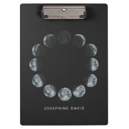 名校パーソナライズされた付き月相環 クリップボード