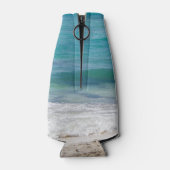 名海のカリブの財パーソナライズされた産 ボトルクーラー (裏面)