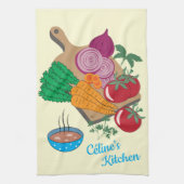 名物野菜スープのキッチンタオル キッチンタオル (縦)