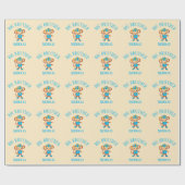 名猿パーソナライズされた付きビッグブラザー ラッピングペーパー (フラット)