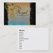 名王室の刺を巻く城 名刺 (正面/裏面)