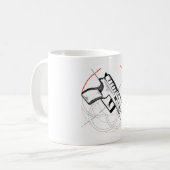 名用に コーヒーマグカップ (正面左)