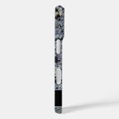 名石の青とセージ緑の磨き上げられた花崗岩 Case-Mate iPhoneケース (裏面 / 右)