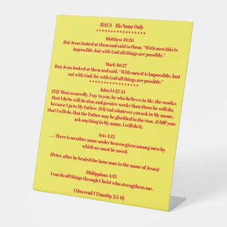 名称の意味 台座サイン