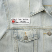 名称タグボーリング従業員カスタム文字バッジ 名札 (インサイチュ)