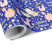 名称ナーホール・マーメイド・ユニコーン・ドラゴン・スモールプリント ラッピングペーパー (ロールコーナー)