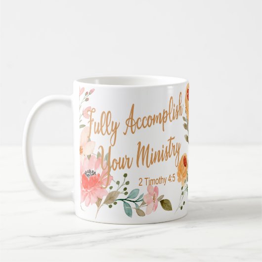 名称パーソナライズされたJW Pioneer Service School 2023 コーヒーマグカップ (左)