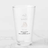 名称日付ビーチ結婚式ビジネス情報 タンブラーグラス (裏面)