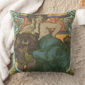 名称未設定Alphonseミュシャ(1902) クッション (ブランケット)