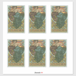 名称未設定Alphonseミュシャ(1902) シール