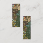 名称未設定Alphonseミュシャ(1902) スキニー名刺 (正面/裏面)