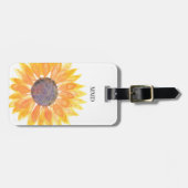 名称Yellow sunflower  ラゲッジタグ (正面横)