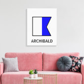 名籍航海の旗 キャンバスプリント (インサイチュ (リビング))