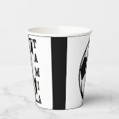 名素晴らしパーソナライズされた前サッカーの球技 紙コップ (左)