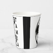 名素晴らしパーソナライズされた前サッカーの球技 紙コップ (右)