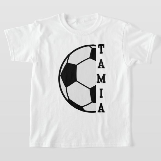 名素晴らしパーソナライズされた前サッカー選手 Tシャツ (レイダウン)