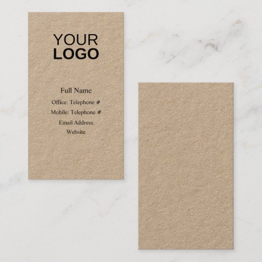 名素朴モダン刺 名刺 (正面/裏面)