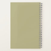 名素朴前付きカントリーキッチンレシピ帳 ノートブック (裏面)