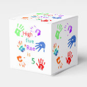 名絵を描前の誕生日をパーソナライズされた印刷 フェイバーボックス (正面サイド)